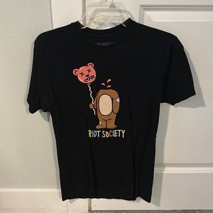 Size small black graphic tee